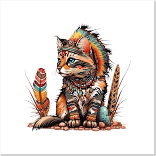 Native American Baby Cat Posters and Art